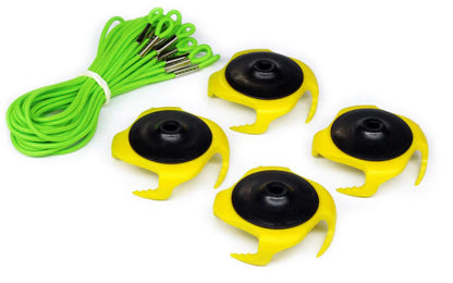 Tee Claw - Black & Yellow 4 Pack