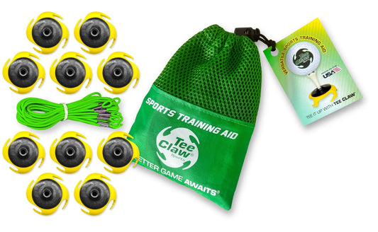 Tee Claw - Black & Yellow 10 Pack